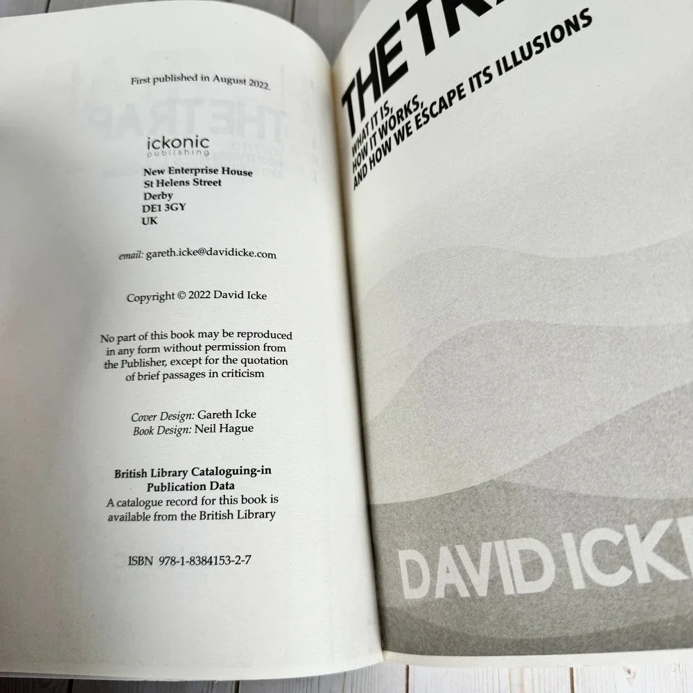 The Trap David Icke 2022 First Edition Conspiracy Theory Illusion Ickonic